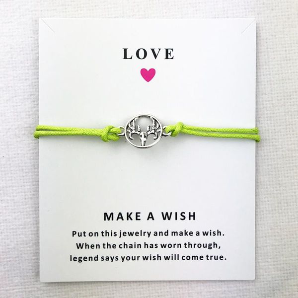 charm bracelets antique silver plated elk antlers charms cuff multilayer wax rope card bracelet women men jewelry, Golden;silver
charm bracelets antique silver plated elk antlers charms cuff multilayer wax rope card bracelet women men jewelry, Golden;silver