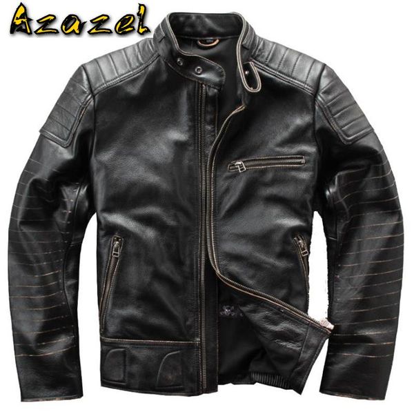 distressed mens cowhide jacket and coat automotive male cow leather coats dad vintage streetwear winter autumn clothing man 12, Black
distressed mens cowhide jacket and coat automotive male cow leather coats dad vintage streetwear winter autumn clothing man 12, Black