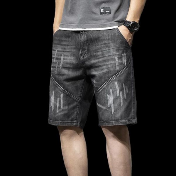 men's jeans summer denim shorts plus size 44 black mens baggy cowboy short pants tide clothes casual men jean clothing, Blue
men's jeans summer denim shorts plus size 44 black mens baggy cowboy short pants tide clothes casual men jean clothing, Blue