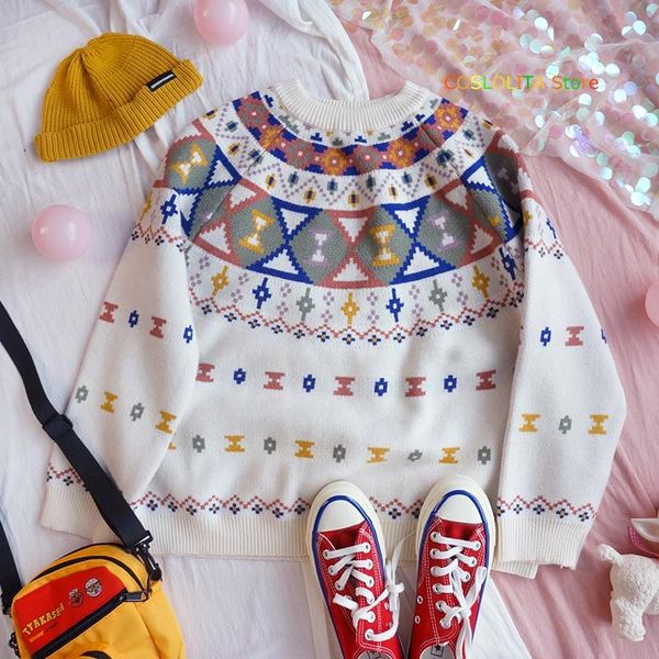 японская осень зима женщины cute свитер vintage мультфильм жаккарда с длинным рукавом пуловер сладкие new сыпучие wild student девушки tops, White;black
японская осень зима женщины cute свитер vintage мультфильм жаккарда с длинным рукавом пуловер сладкие new сыпучие wild student девушки tops, White;black