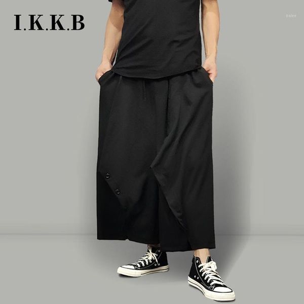 27-44 2019 men's clothing hair stylist catwalk original hip hop fake two pieces wide leg pants plus size costumes1, Black
27-44 2019 men's clothing hair stylist catwalk original hip hop fake two pieces wide leg pants plus size costumes1, Black