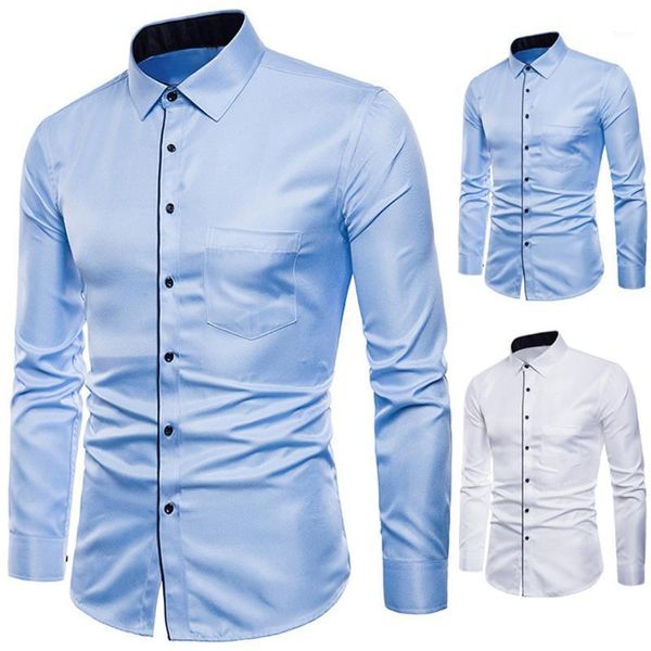 men shirt mens long sleeve oxford formal casual suits slim fit shirt blouse 1, White;black
men shirt mens long sleeve oxford formal casual suits slim fit shirt blouse 1, White;black