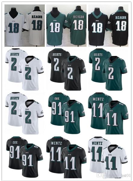 men women youth philadelphia eagles 11 carson wentz 2 jalen hurts 18 jalen reagor 91 fletcher cox football jerseys, Black;red 
men women youth philadelphia eagles 11 carson wentz 2 jalen hurts 18 jalen reagor 91 fletcher cox football jerseys, Black;red