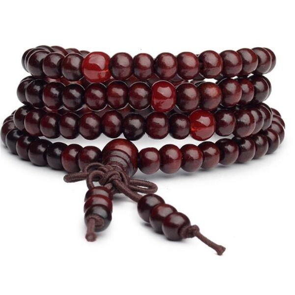sandalwood man dhl 6mm natural red prayer japa mala tibetan buddhist meditation wood rosary beaded bracelet, Black
sandalwood man dhl 6mm natural red prayer japa mala tibetan buddhist meditation wood rosary beaded bracelet, Black