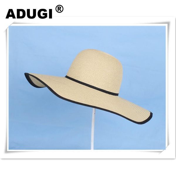 cloches adugi summer beach sun hat contrast color big-brimmed straw female seaside big can be folded
cloches adugi summer beach sun hat contrast color big-brimmed straw female seaside big can be folded