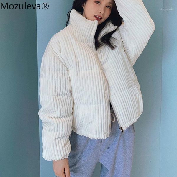 mozuelva 2020 autum winter cotton woman coats female 2020 solid color long sleeve corduroy warm parkas fashion bubble coat1, Black
mozuelva 2020 autum winter cotton woman coats female 2020 solid color long sleeve corduroy warm parkas fashion bubble coat1, Black
