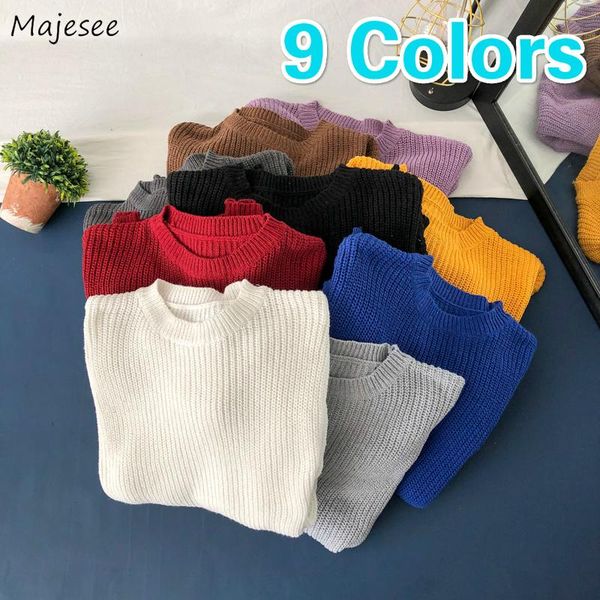 men pullovers colorful solid o-neck new students all-match casual loose simple male sweaters knitted ulzzang harajuku autumn, White;black
men pullovers colorful solid o-neck new students all-match casual loose simple male sweaters knitted ulzzang harajuku autumn, White;black