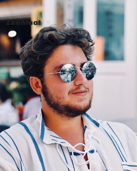 sunglasses vintage men mirrored punk style round metal frame silver lens sun glasses fashion eyewear gafas sol mujer, White;black
sunglasses vintage men mirrored punk style round metal frame silver lens sun glasses fashion eyewear gafas sol mujer, White;black