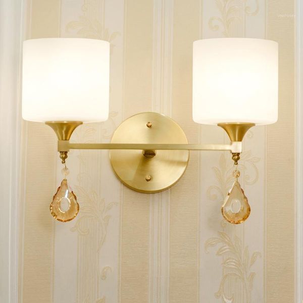 wall lamp fkl copper european style bedroom bedside aisle double head single simple living room wall1
wall lamp fkl copper european style bedroom bedside aisle double head single simple living room wall1