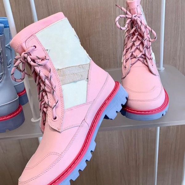 new autumn and winter short boots 3d film martin boots pink women's shoes lace-up mesh ankle boots 3dlogo stitching diamond sole, Black
new autumn and winter short boots 3d film martin boots pink women's shoes lace-up mesh ankle boots 3dlogo stitching diamond sole, Black
