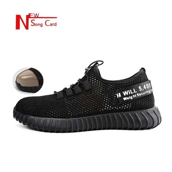 new song card breathable safety shoes mens lightweight anti-smashing steel toe outdoor work boots single mesh sneaker 36-46 y200915, Black;brown
new song card breathable safety shoes mens lightweight anti-smashing steel toe outdoor work boots single mesh sneaker 36-46 y200915, Black;brown