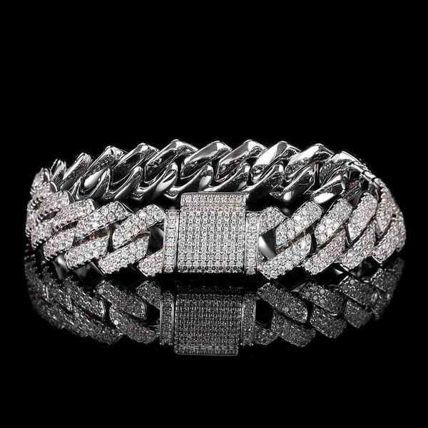 bracelets hip hop jewelry 14mm diamond cuban chain copper set zircon encrypted strip hiphop men bracelet, Black
bracelets hip hop jewelry 14mm diamond cuban chain copper set zircon encrypted strip hiphop men bracelet, Black