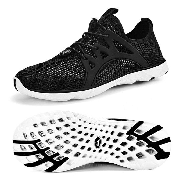 summer men/women breathable mesh sneakers water shoes outdoor sport beach quick dry wading upstream swimming shoes y200420, Black
summer men/women breathable mesh sneakers water shoes outdoor sport beach quick dry wading upstream swimming shoes y200420, Black