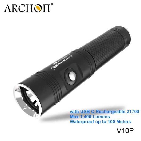 archon v10p cree led 100 meters underwater scuba diving torch light with 5100mah type c usb charging 21700 battery
archon v10p cree led 100 meters underwater scuba diving torch light with 5100mah type c usb charging 21700 battery