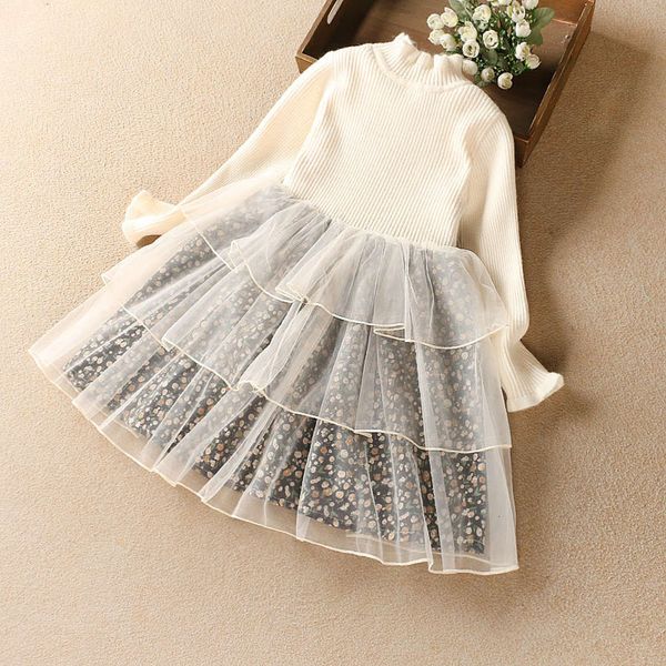 korean girl's 2020 sle princs winter skirt floral children's plush mh wool drs 9g6t, Red;yellow 
korean girl's 2020 sle princs winter skirt floral children's plush mh wool drs 9g6t, Red;yellow