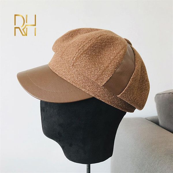 stingy brim hats fashion women wild wool beret autumn winter octagonal cap stylish artist painter sboy caps black grey gorras, Blue;gray
stingy brim hats fashion women wild wool beret autumn winter octagonal cap stylish artist painter sboy caps black grey gorras, Blue;gray