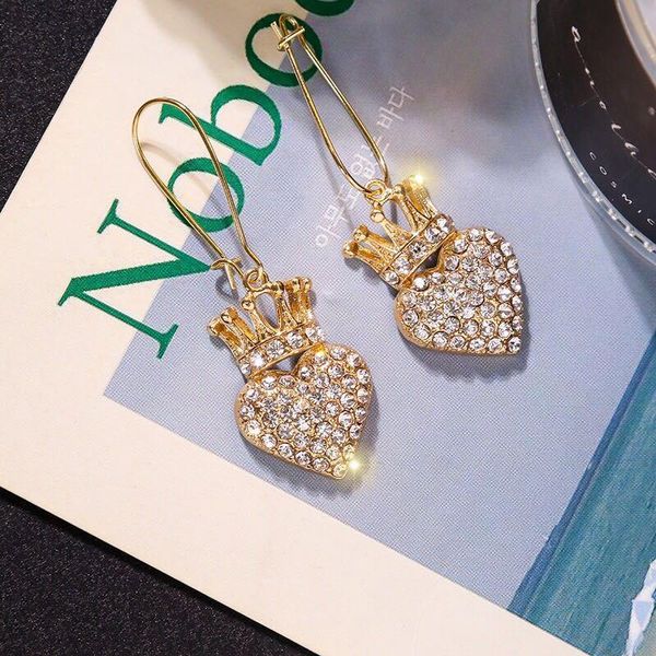 stud korean temperament long love earrings decoration super fairy personality fashion pendant exaggerated, Golden;silver
stud korean temperament long love earrings decoration super fairy personality fashion pendant exaggerated, Golden;silver