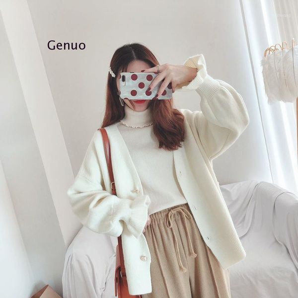 sweet sweaters women solid loose single breasted v neck cardigans autumn 2021 casual flare long sleeve coats femme1, White
sweet sweaters women solid loose single breasted v neck cardigans autumn 2021 casual flare long sleeve coats femme1, White
