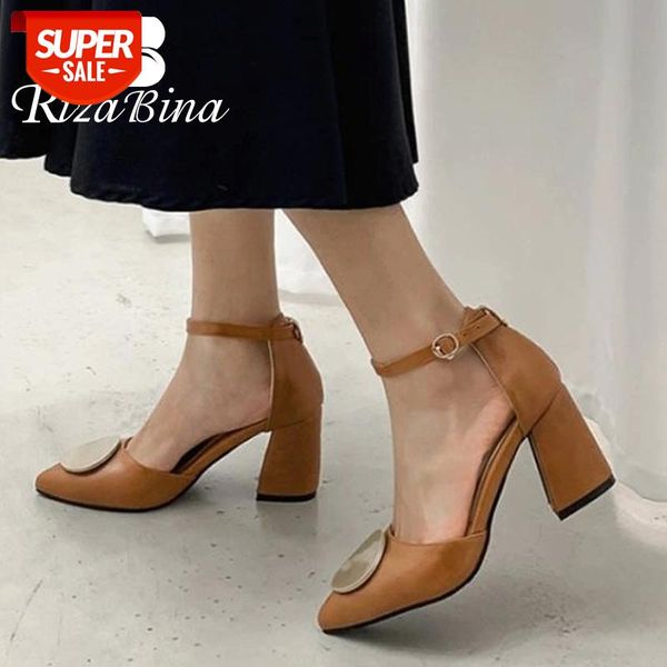 rizabina size 32-46 women fashion pumps shoes metal buckle pointed toe shoes women square heels button decoration footwear #km7o
rizabina size 32-46 women fashion pumps shoes metal buckle pointed toe shoes women square heels button decoration footwear #km7o