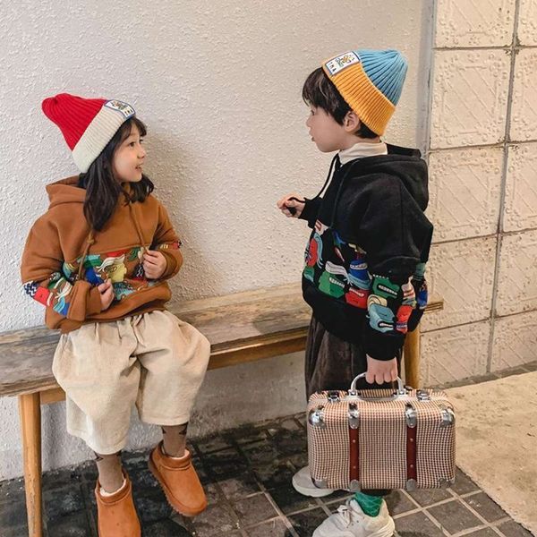 winter cartoon new print 2020 children's hooded sweater men's and women's color matching pullover bi9u, Black
winter cartoon new print 2020 children's hooded sweater men's and women's color matching pullover bi9u, Black