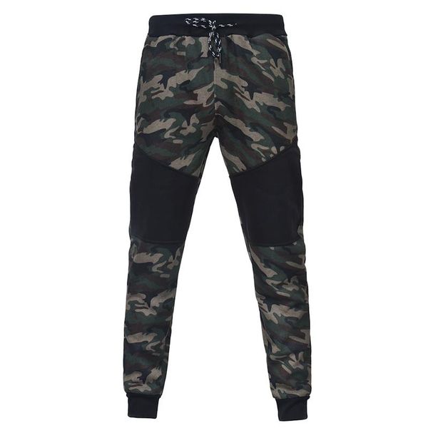 men's sports pants men's camouflage jogging pants spring patchwork camouflage jogging sports, Black
men's sports pants men's camouflage jogging pants spring patchwork camouflage jogging sports, Black