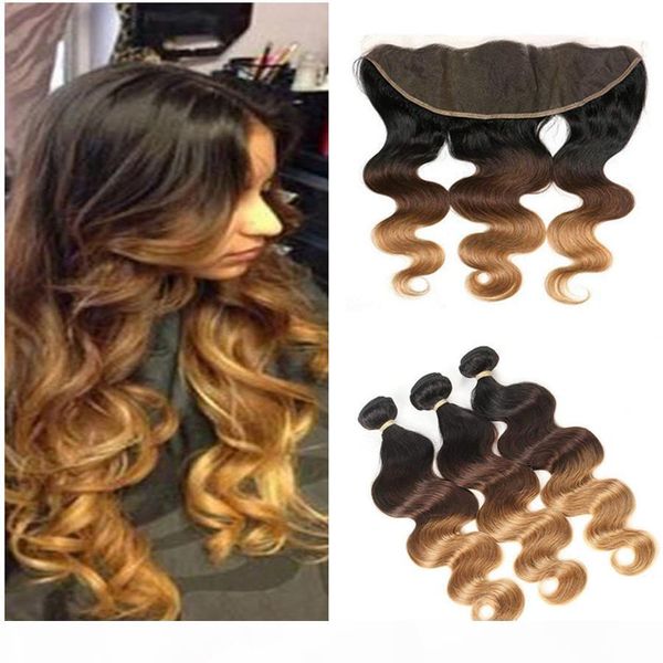 brazilian body wave bundles with frontal remy 1b 4 27 3 tone ombre human hair weave bundles dark roots closure with baby hair, Black;brown
brazilian body wave bundles with frontal remy 1b 4 27 3 tone ombre human hair weave bundles dark roots closure with baby hair, Black;brown