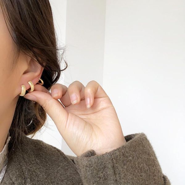 hoop & huggie wtltc gold color metal round earrings for women minimalist statement initial hoops 2 sizes thick small1, Golden;silver
hoop & huggie wtltc gold color metal round earrings for women minimalist statement initial hoops 2 sizes thick small1, Golden;silver