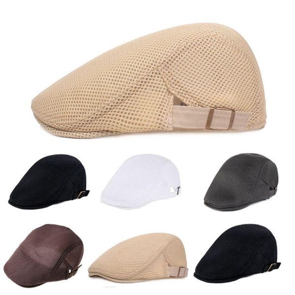 mens breathable mesh summer duckbill hat newsboy beret ivy cap cabbie flat soft driving outdoor adjustable, Blue;gray
mens breathable mesh summer duckbill hat newsboy beret ivy cap cabbie flat soft driving outdoor adjustable, Blue;gray