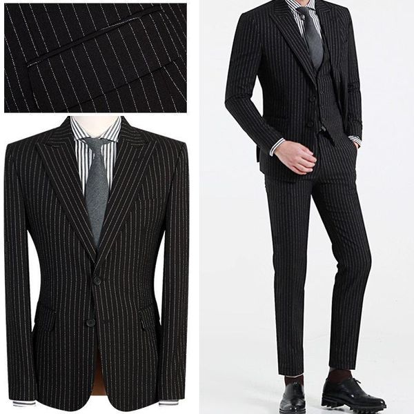 costum made fashion black mens striped suit tuxedos ropa formal hombres latest coat pant designs blazer(jacket+pant+tie+vest)1, White;black
costum made fashion black mens striped suit tuxedos ropa formal hombres latest coat pant designs blazer(jacket+pant+tie+vest)1, White;black