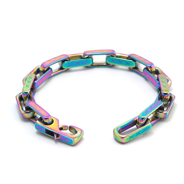 361 titanium steel bracelet with diamonds shiny bracelet personality chain bracelet fashion jewelry supply, Black
361 titanium steel bracelet with diamonds shiny bracelet personality chain bracelet fashion jewelry supply, Black