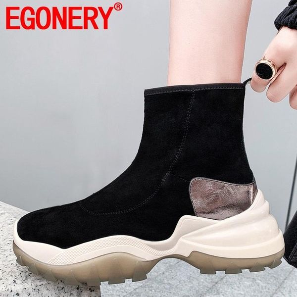 boots egonery 2021 spring leisure genuine leather woman shoes outside comfortable high heels platform ankle drop, Black
boots egonery 2021 spring leisure genuine leather woman shoes outside comfortable high heels platform ankle drop, Black