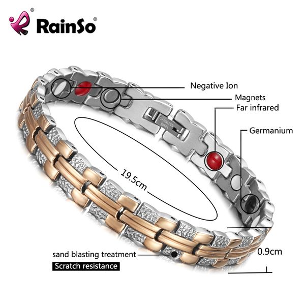 rainso trendy bracelet healing magnetic bracelet for lady 4 health care elements(magnetic,fir,germanium,negative ion) hand chain 200925, Black
rainso trendy bracelet healing magnetic bracelet for lady 4 health care elements(magnetic,fir,germanium,negative ion) hand chain 200925, Black
