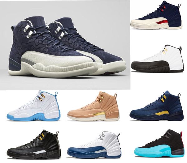 new 12 12s basketball shoes international flight vachetta michigan gamma blue flu game gym red wolf grey white trainers spo
new 12 12s basketball shoes international flight vachetta michigan gamma blue flu game gym red wolf grey white trainers spo
