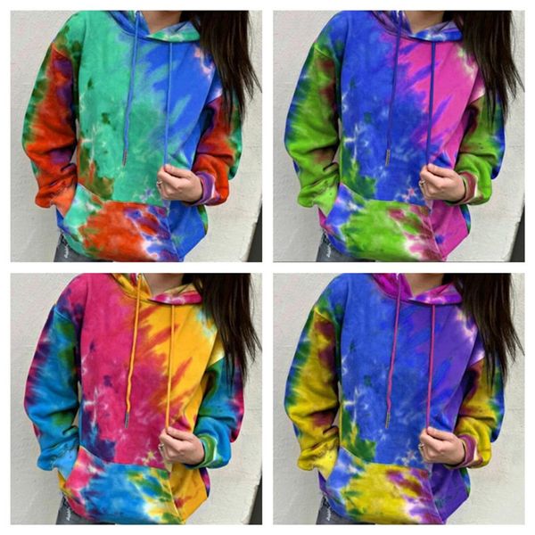 women sweater pullover designer tie-dye long sleeve hoodies hooded jacket coat ladies's autumn winter fashion sweatershirt e120408, White
women sweater pullover designer tie-dye long sleeve hoodies hooded jacket coat ladies's autumn winter fashion sweatershirt e120408, White
