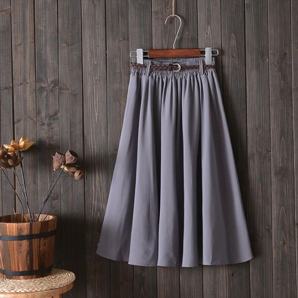 2020 elegant spring summer pleated skirt womens vintage high waist skirt solid long skirts new fashion metallic female, Black
2020 elegant spring summer pleated skirt womens vintage high waist skirt solid long skirts new fashion metallic female, Black