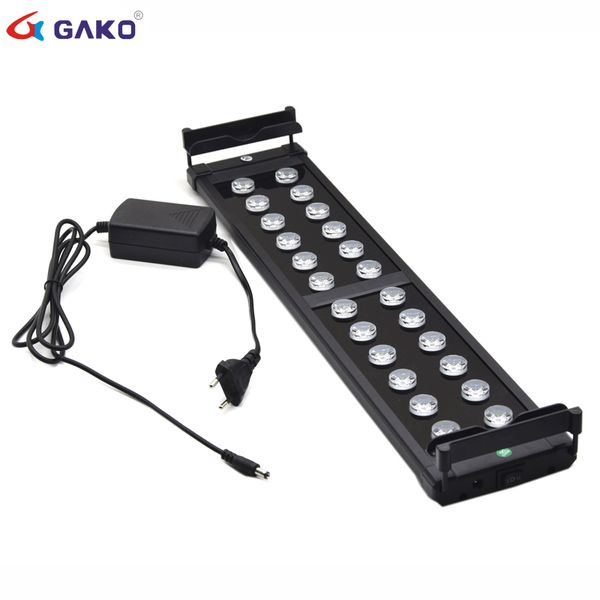 50~75cm 20w aquarium led lighting fish tank light lamp with extendable brackets 16 white 8 blue led light for aquarium plant
50~75cm 20w aquarium led lighting fish tank light lamp with extendable brackets 16 white 8 blue led light for aquarium plant