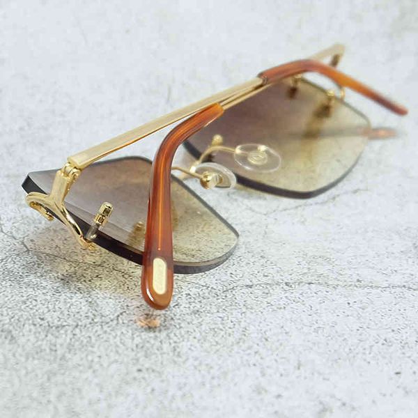 2022 factory wholesale model big square women metal sun rimless wire hip hop stylish sunglass shades eyewear for men puas sunglasses, White;black
2022 factory wholesale model big square women metal sun rimless wire hip hop stylish sunglass shades eyewear for men puas sunglasses, White;black