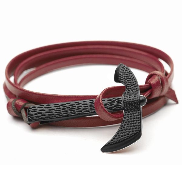 hight quality black viking axe bracelets men charm leather chain paracord bracelet male wrap metal sport hatchet anch qylgmi
hight quality black viking axe bracelets men charm leather chain paracord bracelet male wrap metal sport hatchet anch qylgmi