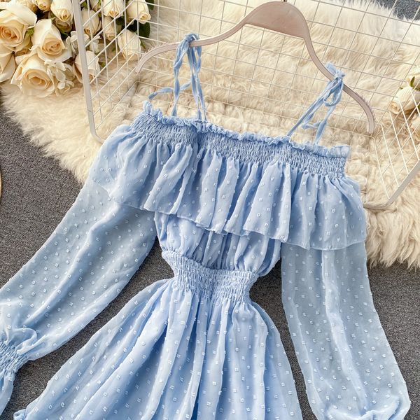 boho 2021 ruffles summer off shoulder short dress spaghetti strap party elastic waist dress women casual beach a-line dress y0118, Black;gray
boho 2021 ruffles summer off shoulder short dress spaghetti strap party elastic waist dress women casual beach a-line dress y0118, Black;gray