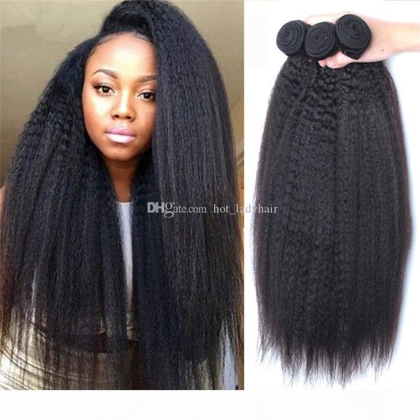 8a brazilian kinky straight hair 3 bundles brazilian human hair straight weaves coarse yaki 3pcs yaki human hair extensions, Black
8a brazilian kinky straight hair 3 bundles brazilian human hair straight weaves coarse yaki 3pcs yaki human hair extensions, Black