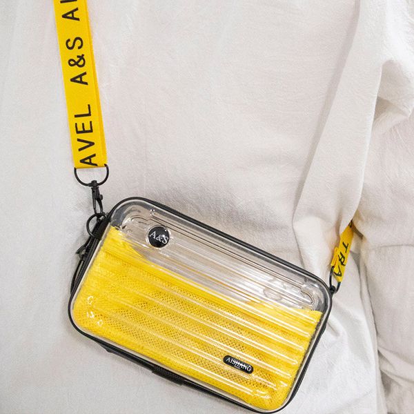 lovevook crossbody bags for women 2020 transparent pvc bag with net fashion handbag female mini suitcase make up bag for travel
lovevook crossbody bags for women 2020 transparent pvc bag with net fashion handbag female mini suitcase make up bag for travel
