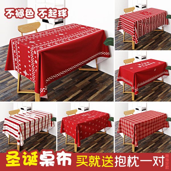ins nordic red plaid rectangular new year party tablecloth american style table cloth
ins nordic red plaid rectangular new year party tablecloth american style table cloth