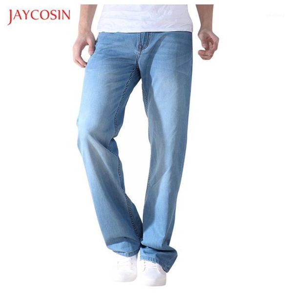 men's jeans jaycosin men's casual spring autumn winter light loose straight plus size men trousers denim long pants 28-461, Blue
men's jeans jaycosin men's casual spring autumn winter light loose straight plus size men trousers denim long pants 28-461, Blue