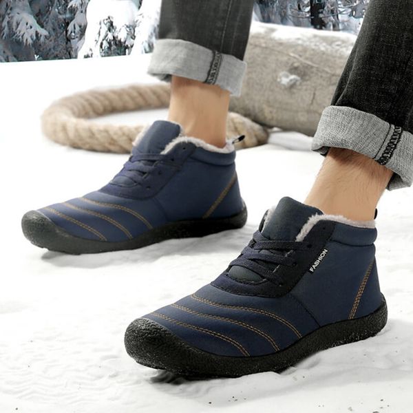 men of fashion winter big size 39-48 men's ankle boots with leather flexible activity keep shoes warm, Black
men of fashion winter big size 39-48 men's ankle boots with leather flexible activity keep shoes warm, Black