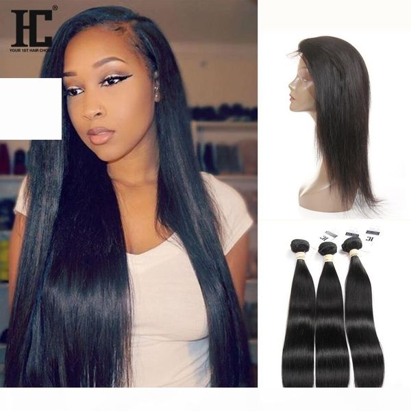 hc 360 full lace frontal closure with 3 bundles brazilian virgin hair weaves straight 8a peruvian indian malaysian cambodian remy human hair, Black;brown
hc 360 full lace frontal closure with 3 bundles brazilian virgin hair weaves straight 8a peruvian indian malaysian cambodian remy human hair, Black;brown
