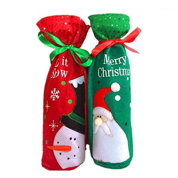 christmas decorations 2pcs chirstmas bottle cover red wine bags decoration gift set santa snowman table decoration1
christmas decorations 2pcs chirstmas bottle cover red wine bags decoration gift set santa snowman table decoration1