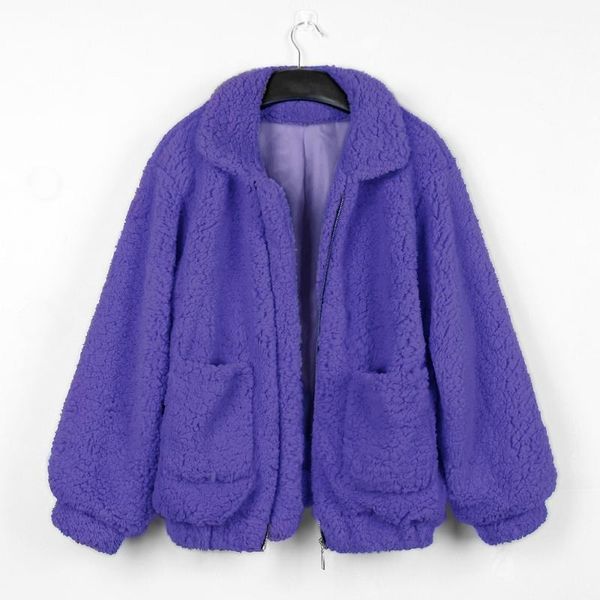 joineles brand autumn faux lamb women coat lapels zipper pockets loose casual jackets outwear fluffy warm thick wide waist coats1, Black
joineles brand autumn faux lamb women coat lapels zipper pockets loose casual jackets outwear fluffy warm thick wide waist coats1, Black