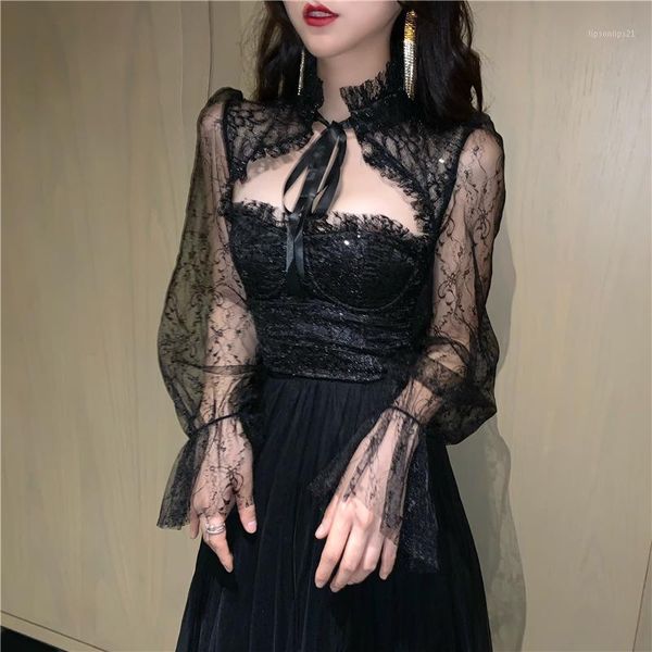 women's blouses & shirts long sleeve ribbon bow ruffle turtleneck white lace hollow crop short blouse black shirt party elegant got
women's blouses & shirts long sleeve ribbon bow ruffle turtleneck white lace hollow crop short blouse black shirt party elegant got
