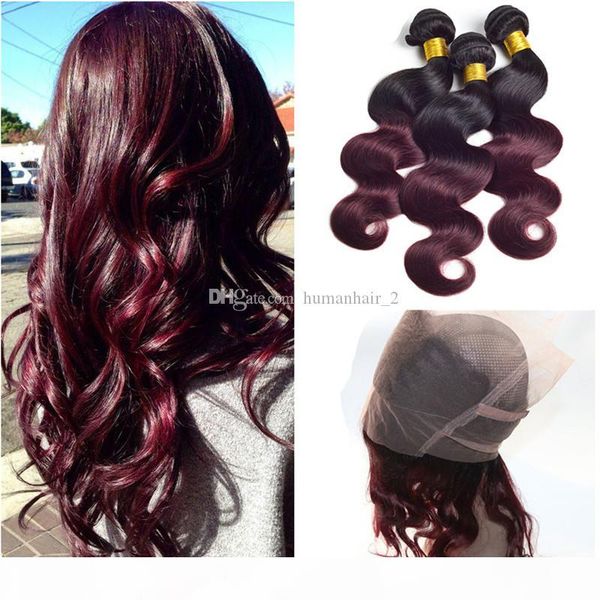 wine red ombre pre plucked 360 frontal closure with weaves two tone 1b 99i ombre malaysian body wave hair 3 bundles with frontal, Black;brown
wine red ombre pre plucked 360 frontal closure with weaves two tone 1b 99i ombre malaysian body wave hair 3 bundles with frontal, Black;brown