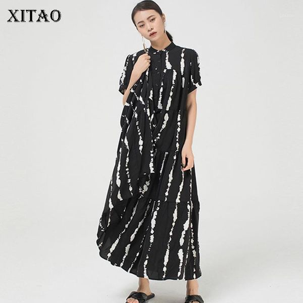 xitao patchwork print pattern dress women 2020 summer casual fashion style temperament stand collar short sleeve dress zp19421, White;black
xitao patchwork print pattern dress women 2020 summer casual fashion style temperament stand collar short sleeve dress zp19421, White;black